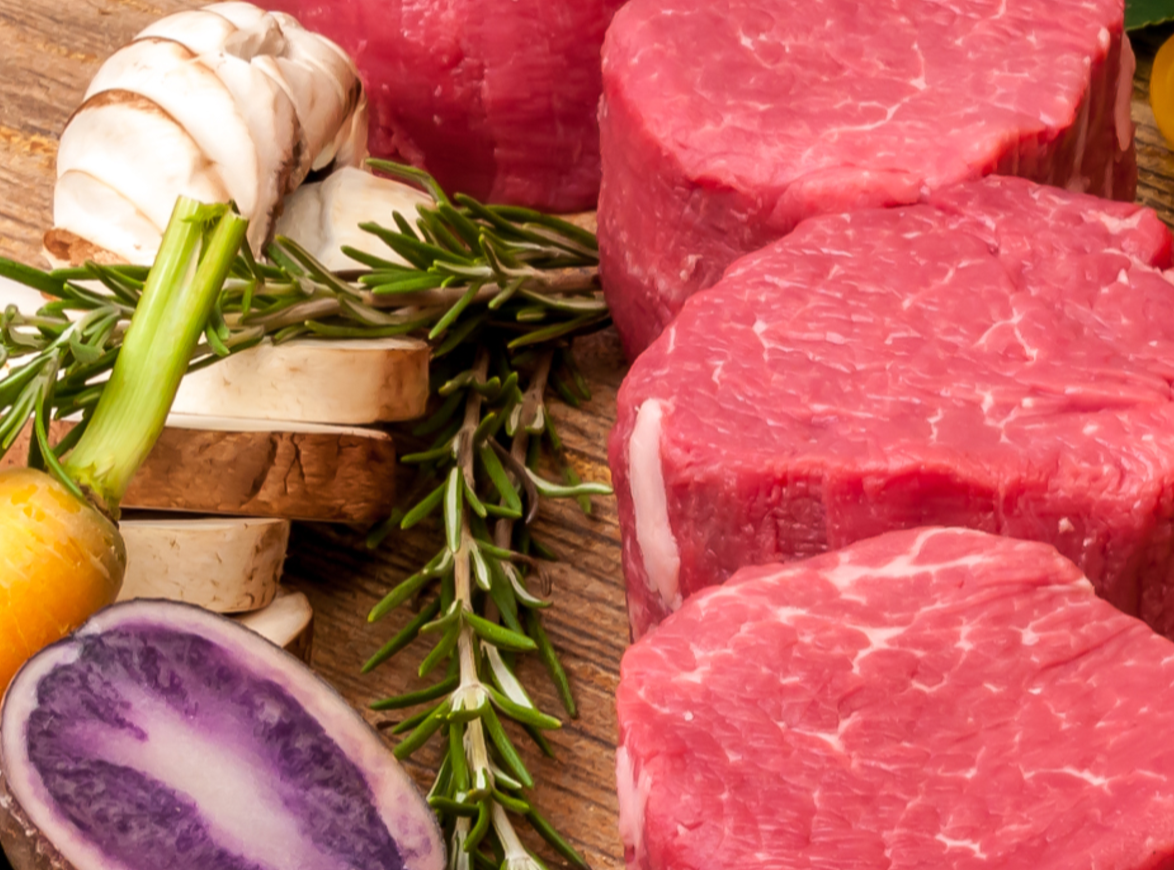 USDA UPPER 2/3 CHOICE ANGUS CENTER CUT 6 & 8 OZ FILETS  8/BOX - Little Wolf Foods